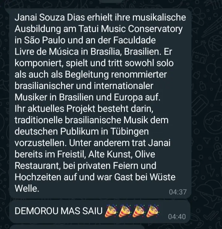 Janai Dias — Brazilian live music – Impression 7