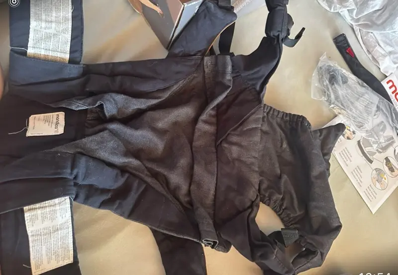 Manduca XT Babytrage – verstellbares Tragesystem in Schwarz